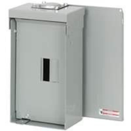 EATON CUTLER-HAMMER Load Center, 2 Spaces, 100A, 120/240V AC, Main Lug, 1 Phase Model BR2L125RP