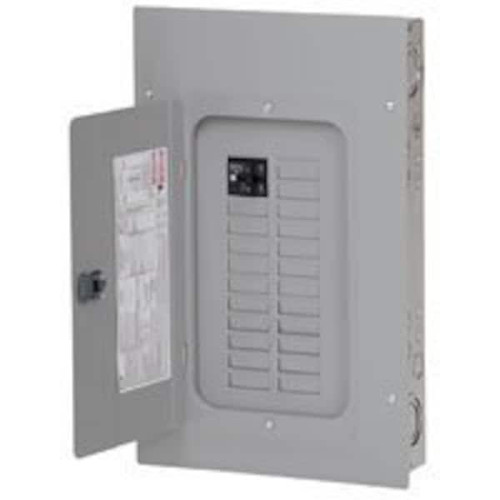 EATON CUTLER-HAMMER Load Center, BR2100, 20 Spaces, 100A, 120/240V AC, Main Circuit Breaker, 1 Phase Model BRP20B100