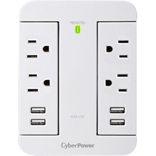 CB DISTRIBUTING 120V 4.2A 4 USB Surge Protectors - ST3569761