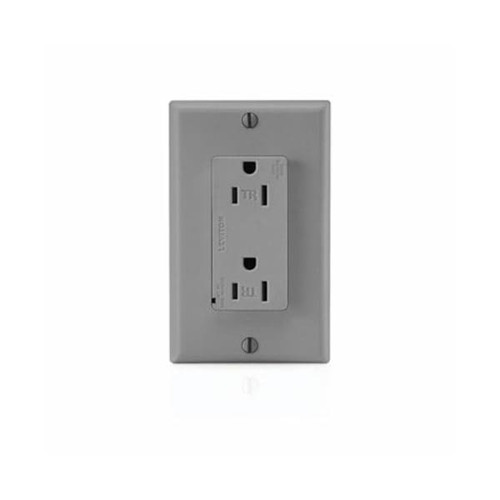 LEVITON 15A Tr Surge Receptacle - T5280-GY