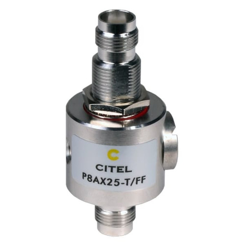 CITEL Outdoor RF Protector, Dc-3.5 Ghz, Dc Pass, 190W, Imax 20Ka, Female-Female Tnc Connector - P8AX25-T/FF