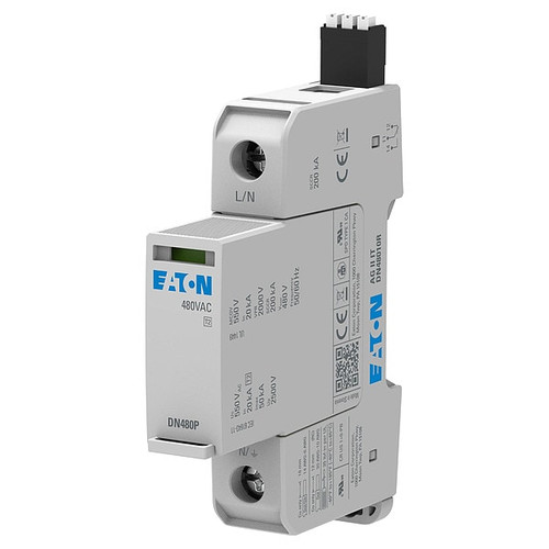 EATON Surge Protection Device, 1 Phase, 480V AC, 1 Poles, 1 Wire + Ground - AGDN48010R