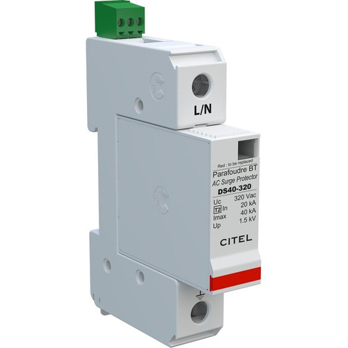 CITEL AC DIN Rail Protector, 1 Phase, 240V - DS41S-320