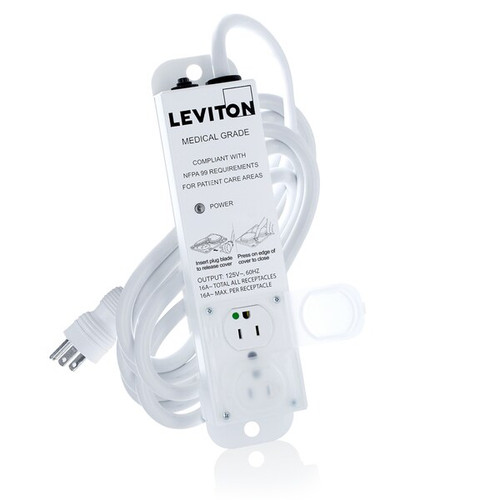 LEVITON SURGE SUPPRESSERS MED 15A 2 REC 15 FT - 5302M-1N5