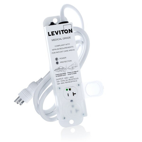 LEVITON SURGE SUPPRESSERS MED 20A 2 REC 7FT SURGE - 5302M-2S7