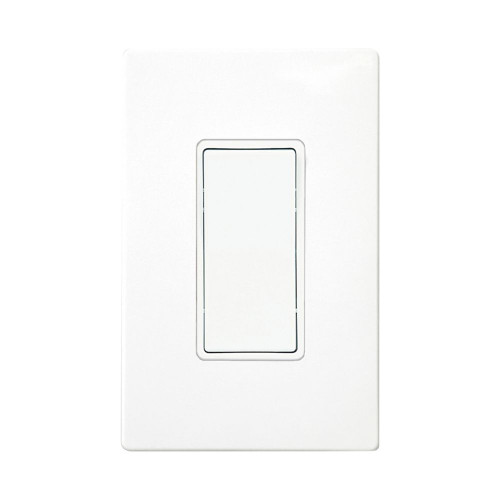 Eaton Standard Grade Decorator Switch Box, #14-12 Awg, 15A, Flush, 120/277V, Back/Push, White, Motor Control, Fan, Led, Incand, Elv, Mlv, Cfl, Florscnt, Halogen, Four-Way, Thermoplastic