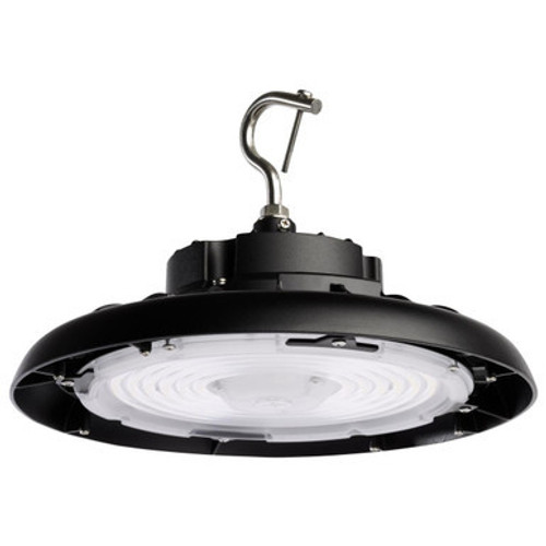 Superior Lighting HB150W27V50K-BEST - 150 Watt Round High Bay Light - 21,000 Lumens - 5000K Daylight - 120-277V - Black Finish