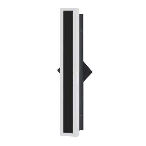 Superior Lighting Decorative Edge Lit LED Wall Sconce - 18"X3" - 18 Watt - Max Lumens 1548 - Color Temperature Selectable 30K/40K/50K - 120-277V - Black Finish