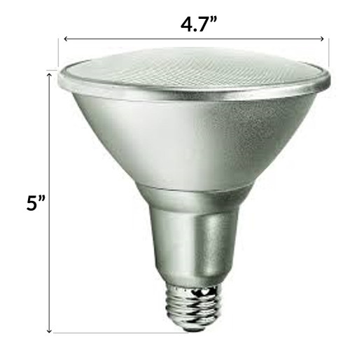 Wet Location PAR38 LED Bulb 15 watt; 3000K; 25' beam spread; Medium base; 120 volts, Dimmable,