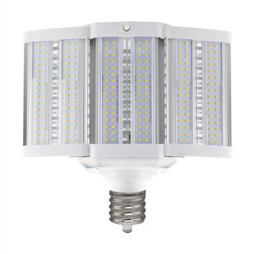 Satco S28931 - 80 Watt LED Corn Shoebox Bulb - Area Light Retrofit -10000 Lumens - 3000K Soft White - 120-277V - E39 Mogul Base - Ballast Bypass