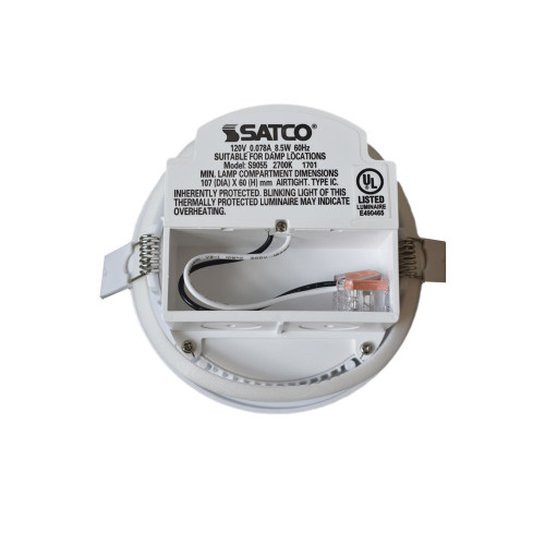 4 Inch Downlight Edge-lit - 8.5 Watt- 540 Lumens - 3000K Soft White - 120V - Dimmable - Recessed Can Not Required