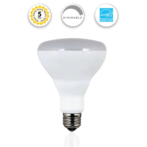 LED BR30 Light Bulb, 9.5 Watt Dimmable (65W Replacement) 3000K - 120 Volt