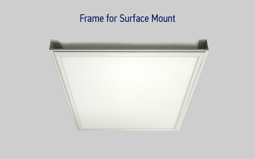 2x2 LED Flat Panel - 40 Watt - 4200 Lumens - 3500K Neutral White - 120-277V - Dimmable - With Surface Mount Kit