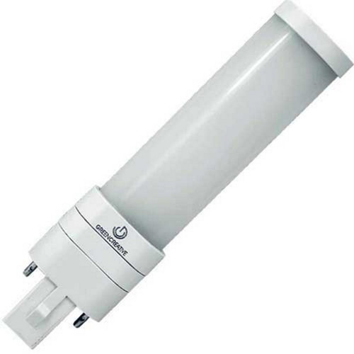LED PL Retrofit Lamp for 2 or 4 Pin CFL Bulbs - Replaces 13-18 Watt- G24d / GX24d & G24q / GX24q Base Lamps -Magnetic Ballast Compatible or Bypass, 3500K and 600 Lumens