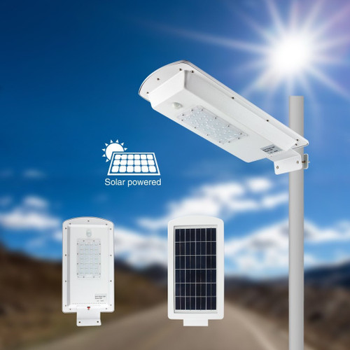 Solar LED Dusk To Dawn Light for Residential and Commercial Use - Choose Your Wattage and Output.