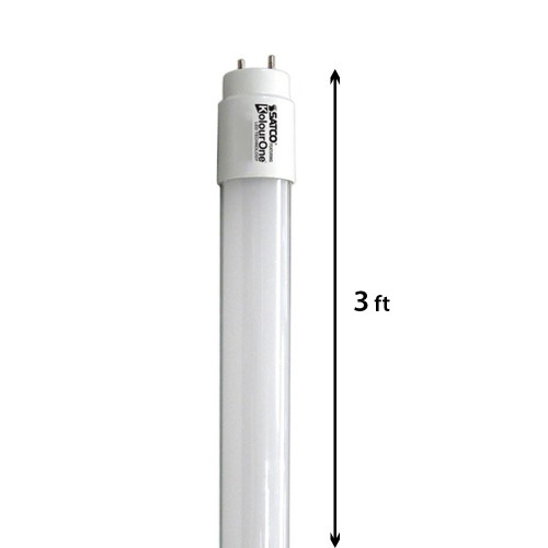 LED T8 Linear Retrofit Bulb - 3 Foot - 10 Watt - 1400 Lumens - 3000K Soft White - Electronic T8 Ballast Compatible Only