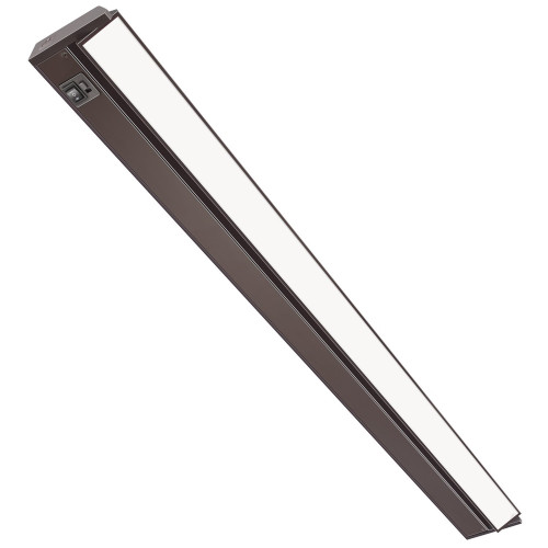 42 inch LED Undercabinet Light - 20 Watt, Bronze, with swivel lens, changeable color temperature and hi-low switch