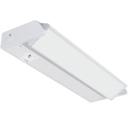 Westgate SLUCA-8-WHT - 8 Inch LED Undercabinet Light - 3 Watt - 150 Lumens - Color Selectable 27K/30K/40K - 120V - White Finish - Dimmable With Adjustable/HI-Low Switch