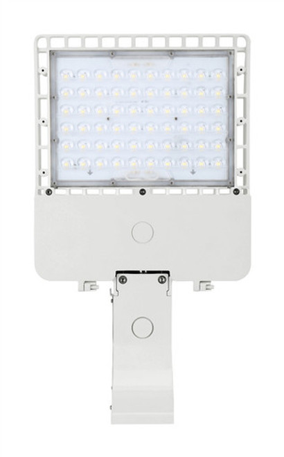 Superior Lighting AL105-W-PM-PC-480V - 105 Watt LED Parking Lot Area Light - Pole Mount with Photocell - 13800 Lumens - 5000K Daylight - 480V - White Finish