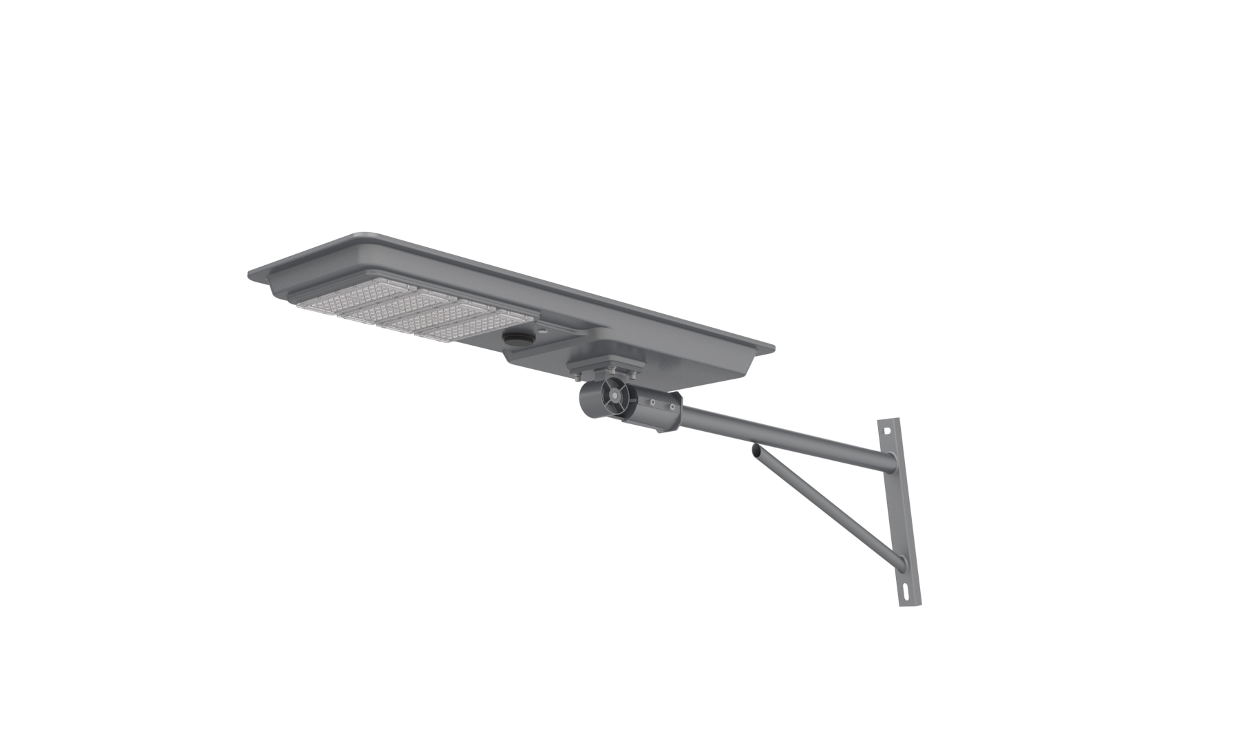 White Solar Street Light, 8000 lm, Motion Ready, 5000K