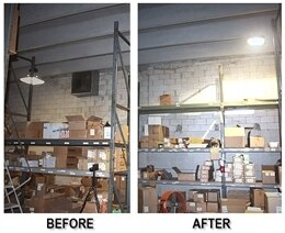 Adjustable Garage Canopy Light, Perfect for Warehouses, Large Garages and Storage Areas - 55 Watt - 7200 Lumens