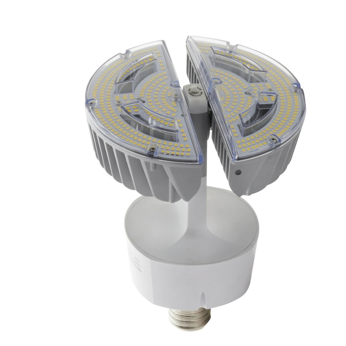 100 Watt LED Adjustable Corn Bulb - Metal Halide Replacement -15000 Lumens - 5000K Daylight - 120-277V - E39 Mogul Base - Ballast Bypass