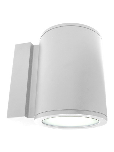 8 Inch LED Cyinder Sconce - 40 Watt - 3200 Lumens - Color Selectable 30K/40K/50K - 120V - White Finish - Dimmable Up/Down Light