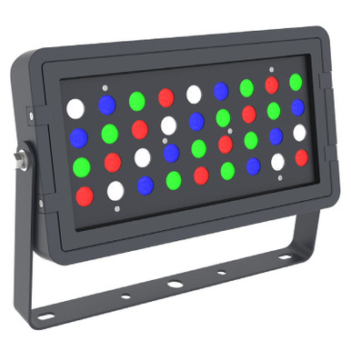 RGBW Black Square Flood Light 96W App Controlled