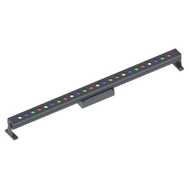 DMX512 Compatible RGBW Black Linear Flood Light 36 Watt