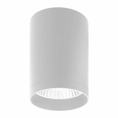 6 Inch LED Ceiling Mount Cylinder - Adjustable 21/28/35 Watt - 2600 Lumens - Color Selectable 30K/40K/50K - 120V - White Finish - Dimmable Down Light