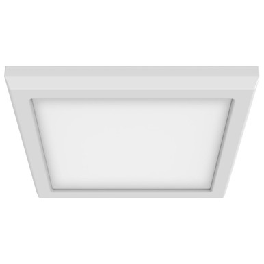 LED Blink Light - 11W - 120V - 7 Inch - Square - Color Selectable 27K/30K/35K/40K/50K - Dimmable - White Finish