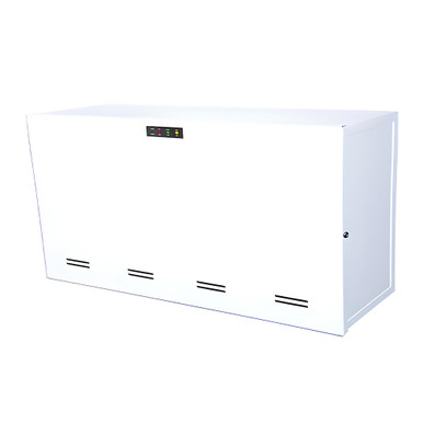 Mini Emergency Battery Back-Up Inverter - Max Load 110W 120V Only - Surface Mount - White Finish