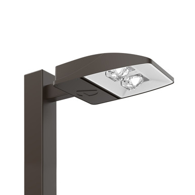 LED Area Light, 14000 Lumens, 5000K, Type III Distribution, 120-277V, Round & Square Pole Mounting, Bi-Level Switching, Bronze Finish