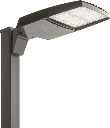 RSX LED Area Light, Size 2, 31900 Lumens.,4000K,Type V distribution,120-277V,Round pole mounting,Field adjustable output,Dark bronze finish, super durable