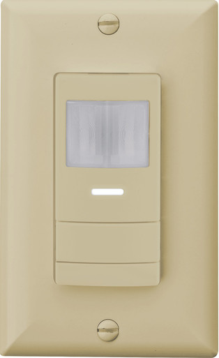 Wall Switch Sensor, Passive Dual Technology, Ivory