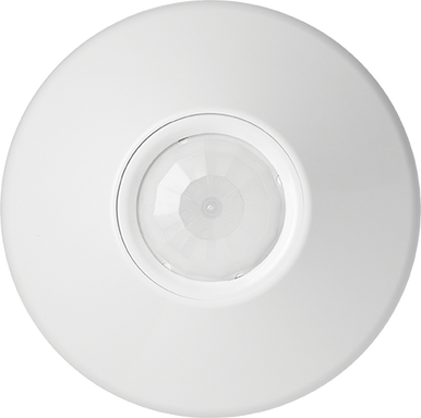 Ceiling Mount Sensor - Low Voltage, Passive Dual Technology, Small Motion / Standard Range 360° Lens, Isolated Low Voltage Relay