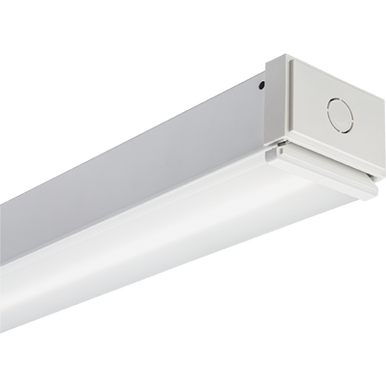 Lithonia Commercial Linear Strip, 96 Inches Long, 14000 Lumen, 3500K, 120-277V with Flat DifFuse Lens - Model CLX L96 14000LM HEF FDL MVolt GZ10 35K 80 CRI WH