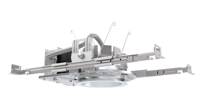 LDN 4IN Round New Construction Housing, 3500K, 1, 500 Lumens, 120-277V, 0-10V Dimming