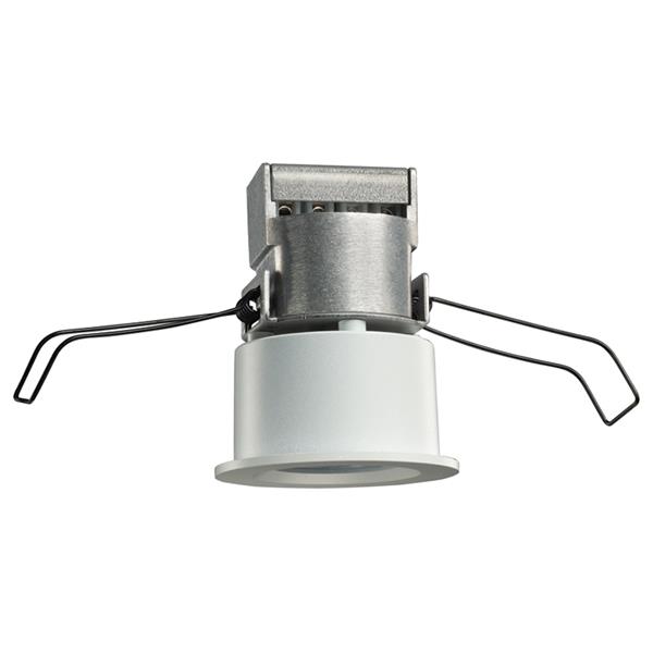 Juno - Downlighting fixtures - Juno Mini LED Downlight, Gen 2, 2700K, Narrow Flood Optic, White - Model MD1LG2 RD 03LM 27K 80CRI NFL WH