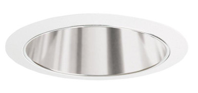 Juno 5IN Downlight Cone Trim, Clear Alzak, White Trim Ring - 207 CWH