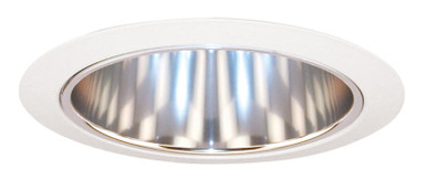 Juno 5IN Downlight Deep Cone Trim, Clear Alzak, White Trim Ring - 206 CWH