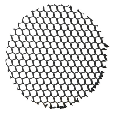 Hexagonal Cell Louver - Black, 2IN Diameter