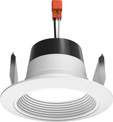 4IN Juno Retrofit Adjustable, Generation 4900 Nominal LM, 2700K, 90+ CRI, 120V, Forward/Reverse Phase Cut, White, White Trim Ring