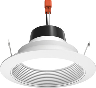 5IN Juno Retrofit Down-Light, Generation 4700 Nominal LM, 3000K, 90+ CRI, 120V, Forward/Reverse Phase Cut, White, White Trim Ring