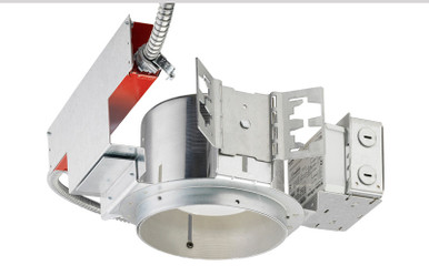 6IN LED Downlight Non-IC Rated Housing,Generation 4,1400 Nominal LM,3000K,90+ CRI,Multi-Volt,Generic 0-10V, 10% dim,Emergency Battery