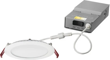 Juno 5IN LED Down-Lights, Down-Light Baffle Trim, Adjustable Lumen Output - 700LM, 1000LM, & 1200L, Switchable CCT - 2700K, 3000K, 3500K, 4000K, 5000K + WarmDim (2850), 90+ CRI, 120V, Forward/Reverse - WF4GR MW JZ