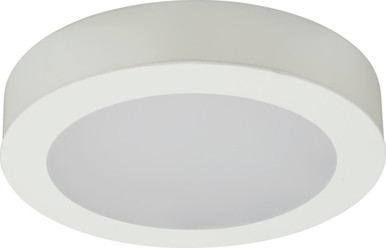 Juno SlimBasics SurFace Mount - Round, 5IN, 3000K, 90 CRI, White Finish