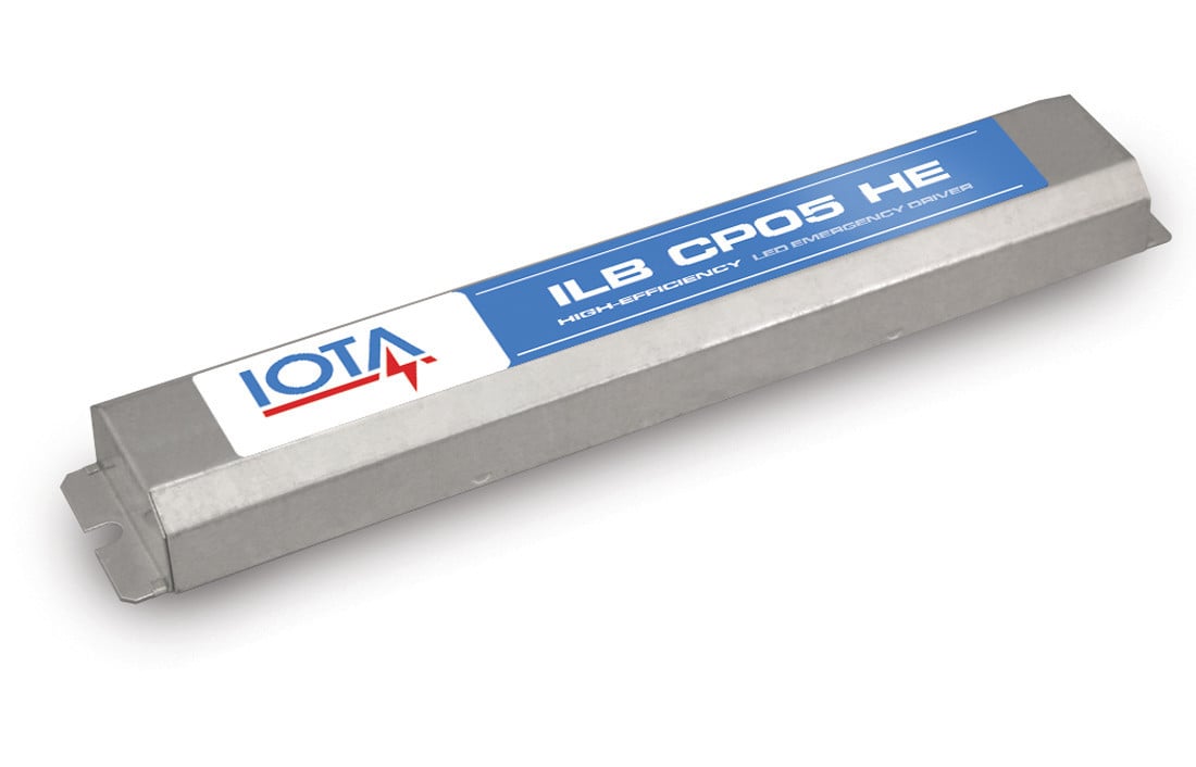 Constant Power LED Emergency Driver, Constant Power 5W Output, High Efficiency (Meets CA T20 Efficiency Requirement), Dual Flexible Metal Conduit - ILB CP05 HE A M5