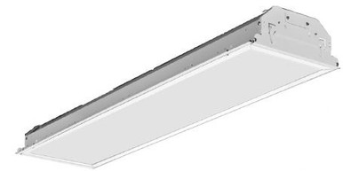 Lensed LED Recessed Troffer, 1x4,Four lamps,Nominal 2000 LM,eldoLED dimming 1%,80+ CRI, 4000K