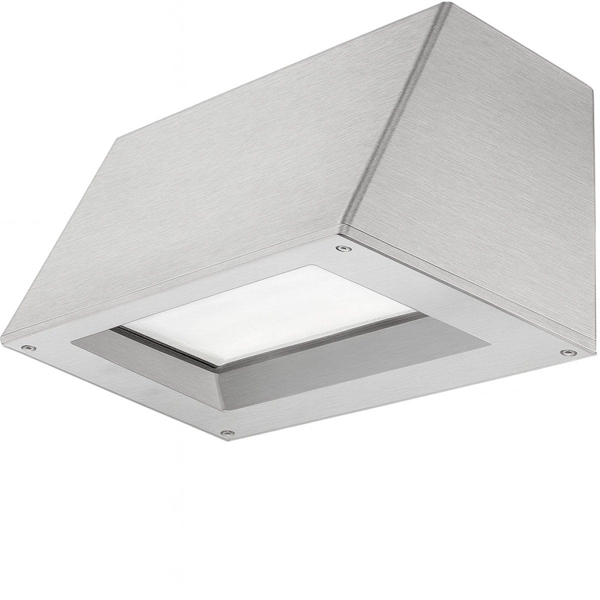 Lithonia Lighting - Security Lighting - LED Trapezoid Wallpack, 6000 Lumens, 4000K, Wide Beam, 120-277V, Natural Aluminum Finish - Model WST LED P3 40K VW MVOLT DNAXD